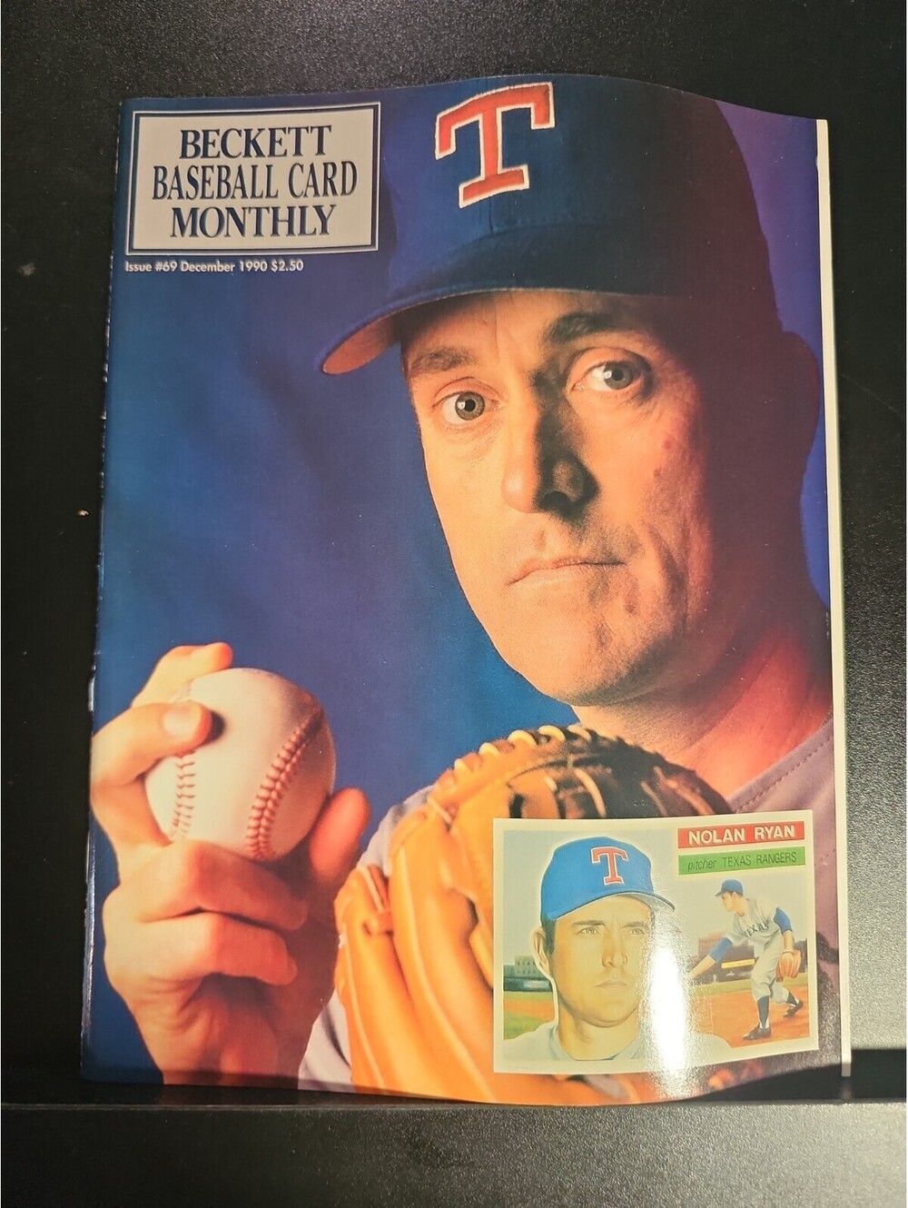 Beckett Baseball Card Monthly Magazine Nolan Ryan December 1990